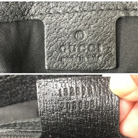 Authentic Gucci black monogram canvas tote bag - Picture 10 of 16